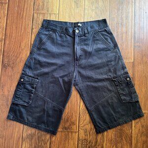 Hype Black Cargo Shorts – Size 32